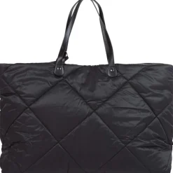 Sac à langer à anses Family bag matelassé noir