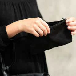 Sac à langer à anses Family bag matelassé noir