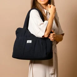 Sac à langer à anses noir réglisse Comme un bonbon