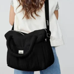 Sac à langer à anses noir réglisse Comme un bonbon