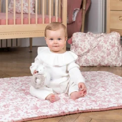 Sac à langer à anses Toile de Jouy