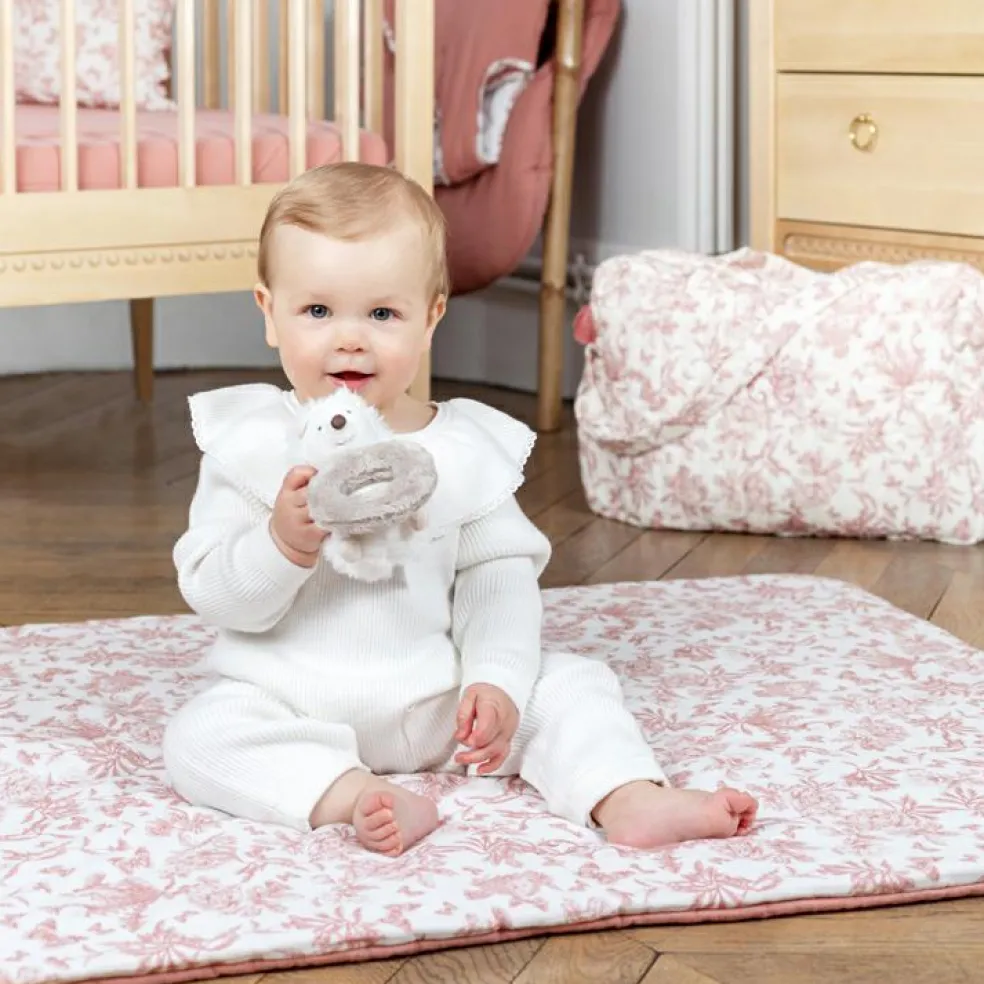 Sac à langer à anses Toile de Jouy