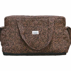 Sac à langer bandoulière 24/48h Léopard noir