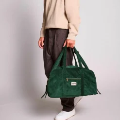 Sac à langer Basile Velours Sapin