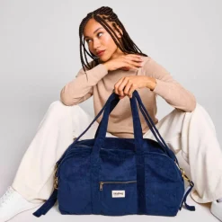 Sac à langer Basile Velours Marine