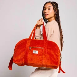 Sac à langer Basile Velours Brique