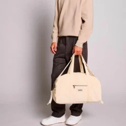 Sac à langer Basile Velours Crème