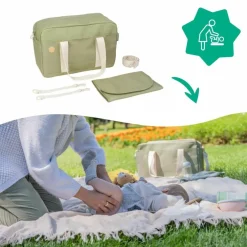 Sac à langer Bowling Olive