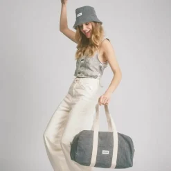 Sac à langer Charlie Denim Gris