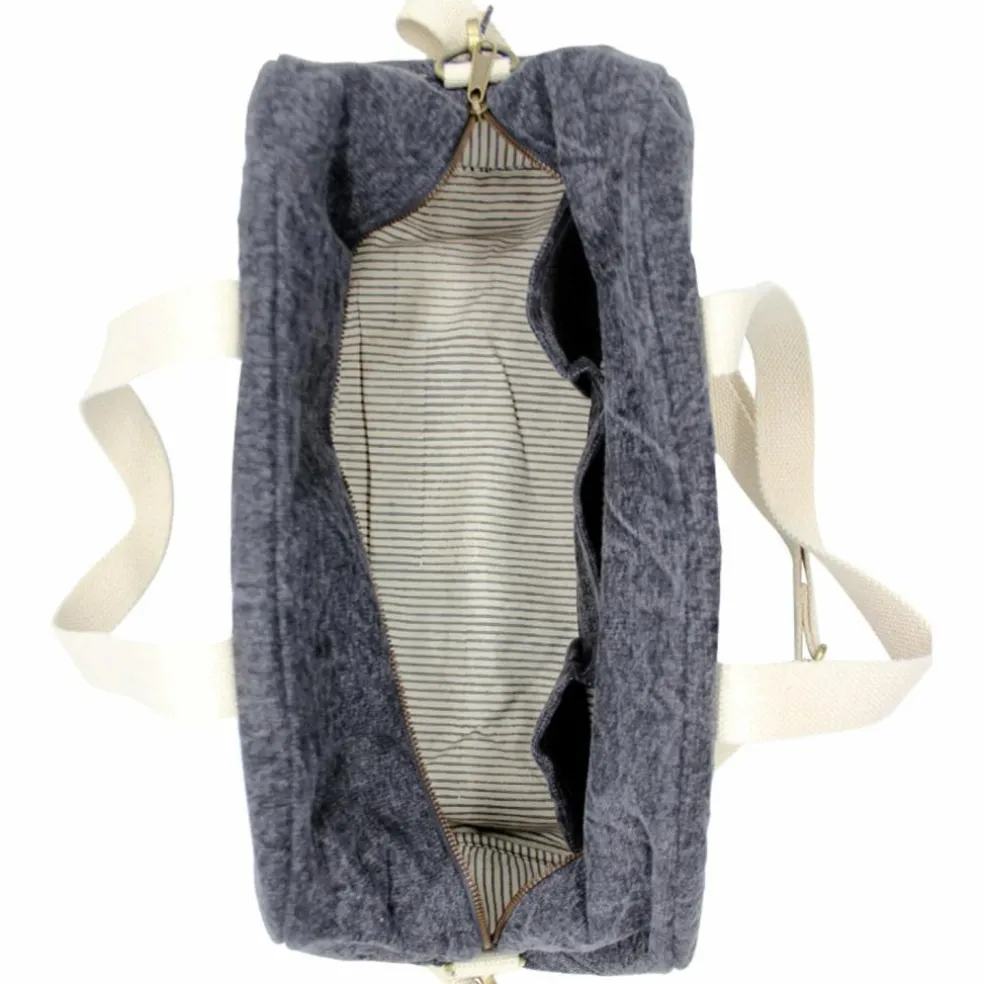 Sac à langer Charlie Denim Gris