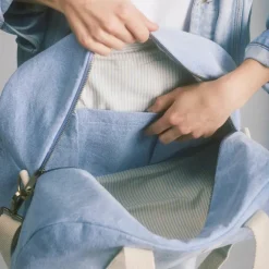 Sac à langer Charlie Denim Bleu