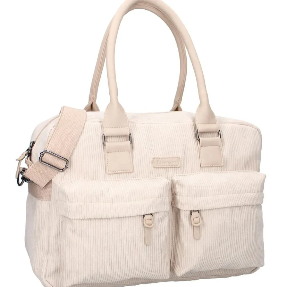 Sac à langer en velours côtelé sable