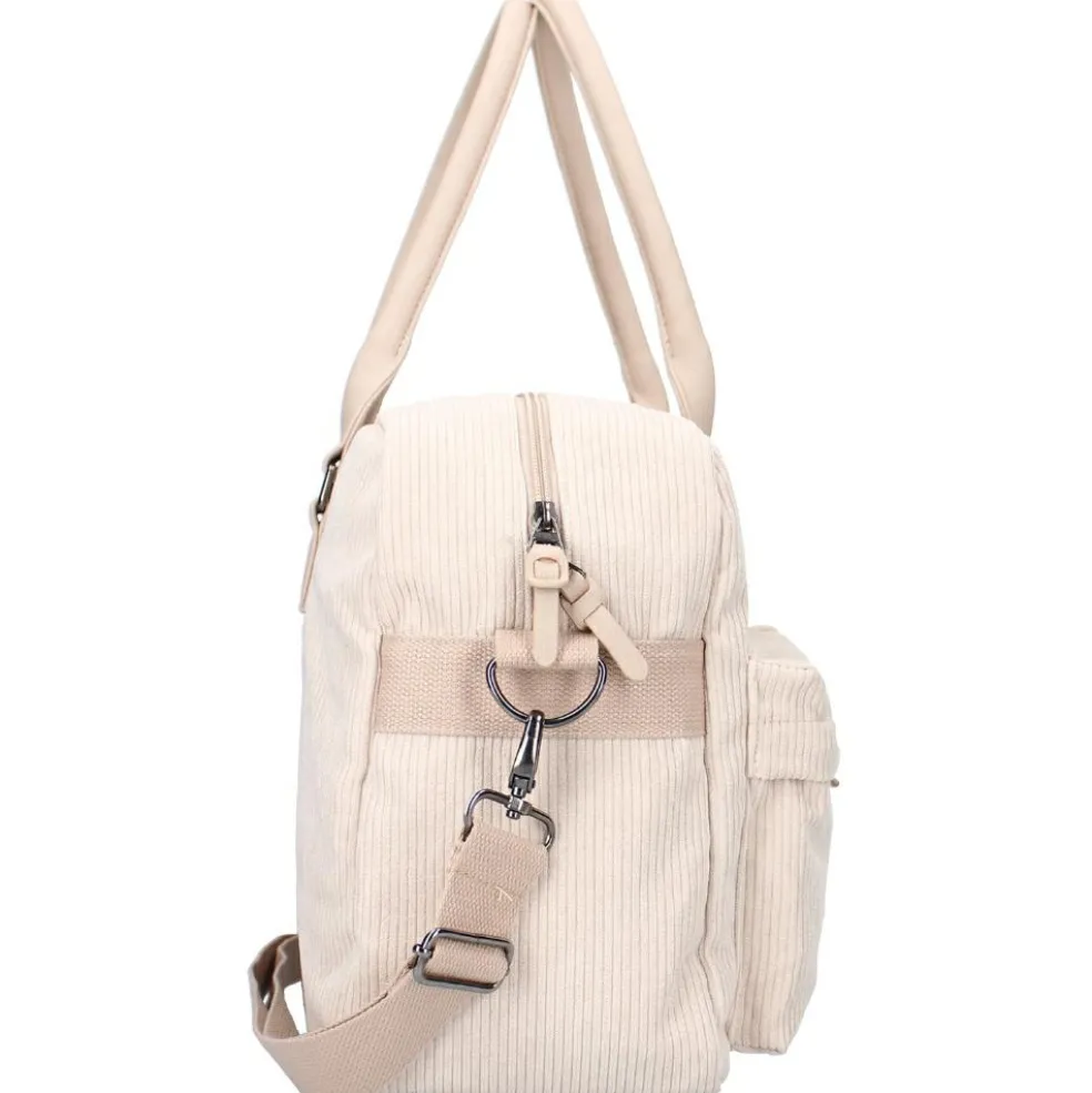 Sac à langer en velours côtelé sable