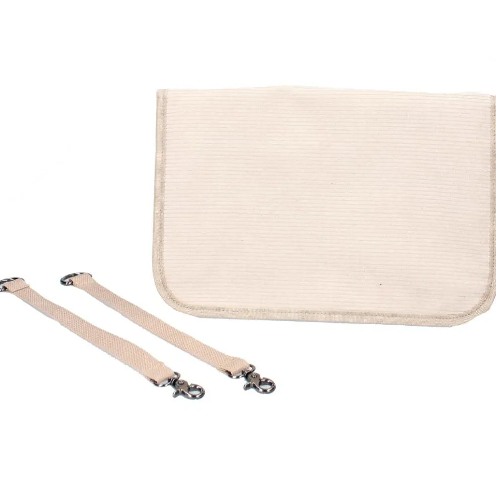 Sac à langer en velours côtelé sable