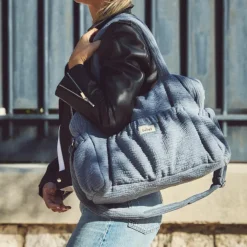 Sac à langer gris clair Comme un bonbon Wavy