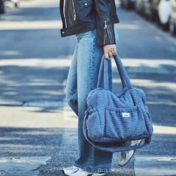 Sac à langer gris clair Comme un bonbon Wavy