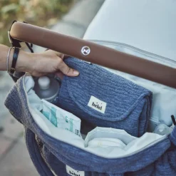 Sac à langer gris clair Comme un bonbon Wavy