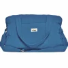 Sac à langer 24-48h effet lin bleu capri