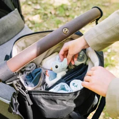 Sac à langer matelassé Noir