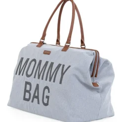 Sac à langer Mommy bag signature Canvas gris