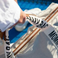 Sac à langer Mommy bag signature Canvas écru