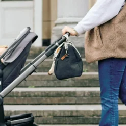 Sac à langer Mommy Club Signature Canvas noir