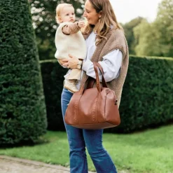 Sac à langer Mommy Club Simili cuir marron foncé