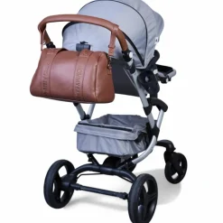 Sac à langer Mommy Club Simili cuir marron foncé