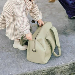 Sac à langer Mommy Club Simili cuir vert