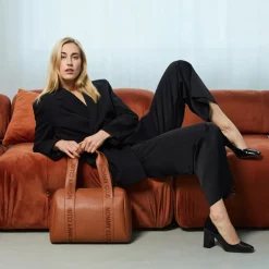 Sac à langer Mommy Club signature marron