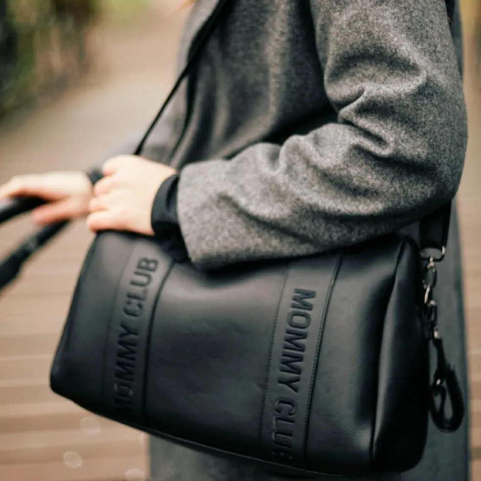 Sac à langer Mommy Club signature noir