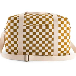 Sac à langer Raphaël damier caramel