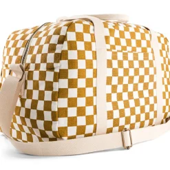 Sac à langer Raphaël damier caramel