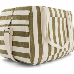 Sac à langer Raphaël rayé Olive-Greige