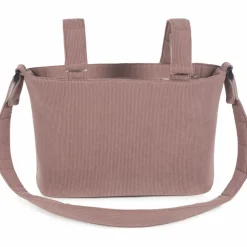 Sac à langer velours côtelé Gala Cerise