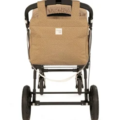 Sac à poussette à pois Poppy Cannelle