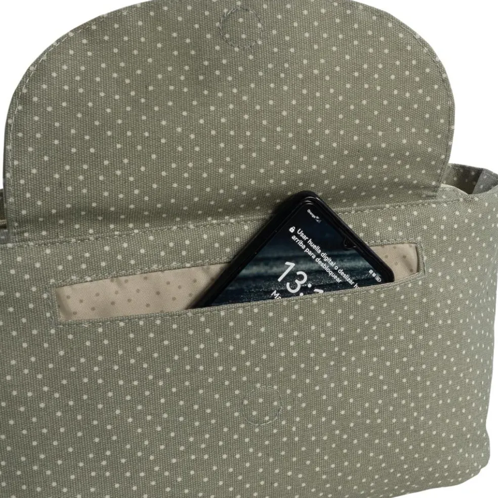 Sac à poussette à pois Poppy Mousse