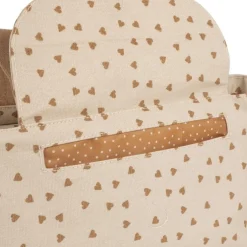 Sac à poussette coeurs Poppy Cannelle