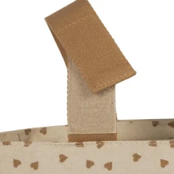 Sac à poussette coeurs Poppy Cannelle