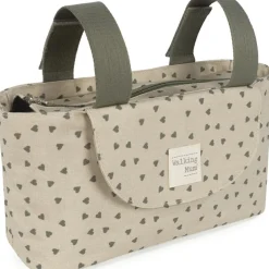 Sac à poussette coeurs Poppy Mousse