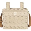 Sac à poussette coeurs Poppy Cannelle