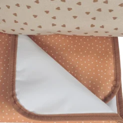 Sac à poussette coeurs Poppy Cannelle