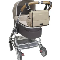 Sac à poussette Eco quilt beige