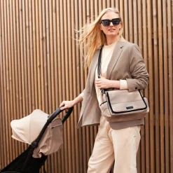 Sac à poussette Eco quilt beige