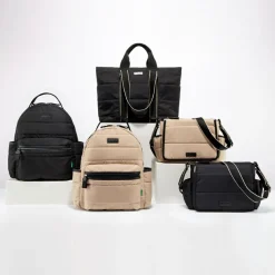 Sac à poussette Eco quilt beige