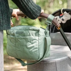 Sac à poussette matelassé Vert