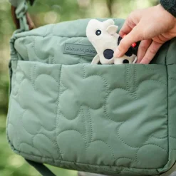 Sac à poussette matelassé Vert