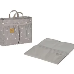 Sac à poussette Multitalent Blocks taupe