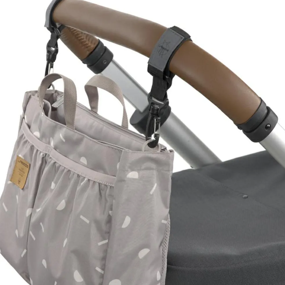 Sac à poussette Multitalent Blocks taupe