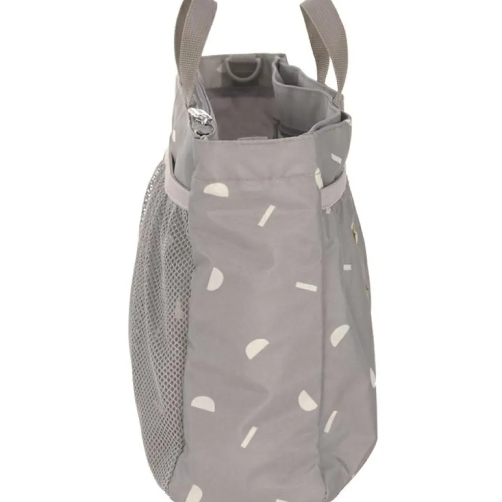 Sac à poussette Multitalent Blocks taupe